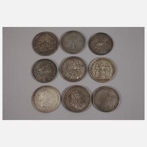 Konvolut Galvanos berühmter Münzen