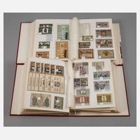 Zwei Alben Scheine, Notgeld und Rationsmarken111