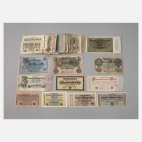 Konvolut alte Geldscheine111