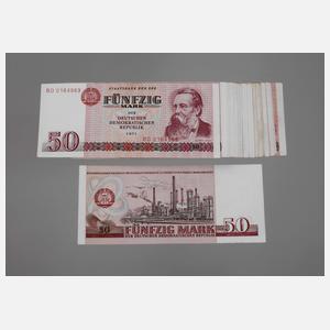 Konvolut Geldscheine DDR