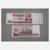 Konvolut Geldscheine DDR111