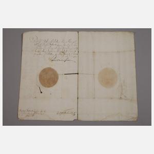 Majorspatent für einen Kapitän Herrn von Marwitz