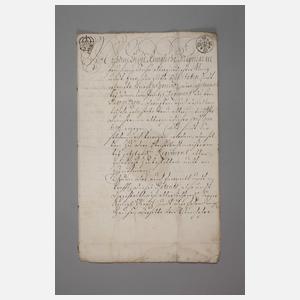 Majorspatent für einen Kapitän Herrn von Marwitz