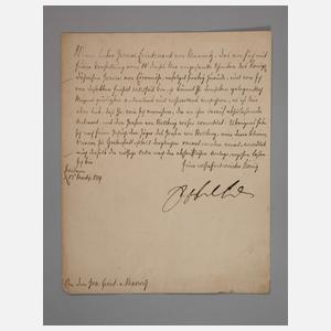 Brief von Friedrich Wilhelm I. König in Preußen