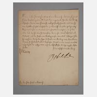 Brief von Friedrich Wilhelm I. König in Preußen111