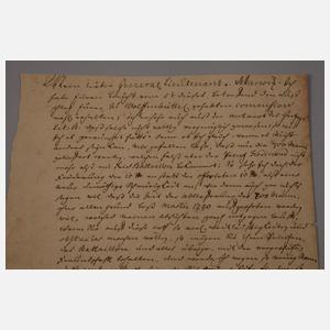 Brief Friedrich II., König in Preußen