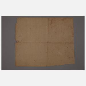 Brief Friedrich II., König in Preußen