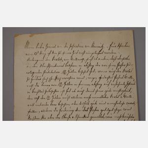 Brief Friedrich II., König in Preußen