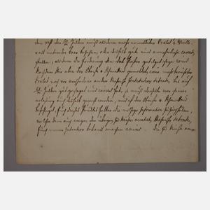 Brief Friedrich II., König in Preußen