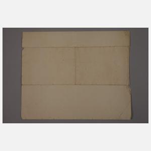 Brief Friedrich II., König in Preußen