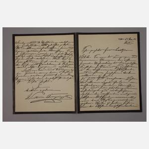 Brief Victoria, Kronprinzessin von Preußen