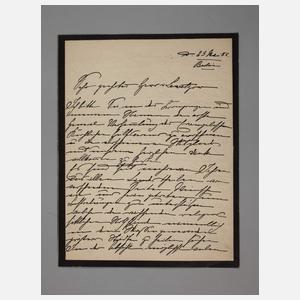 Brief Victoria, Kronprinzessin von Preußen