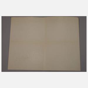 Ernennungsurkunde zum Rechnungsrat