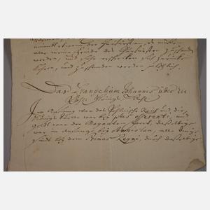 Konvolut historische religiöse Schreiben