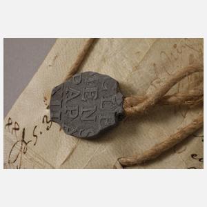 Historischer Brief aus dem Vatikan