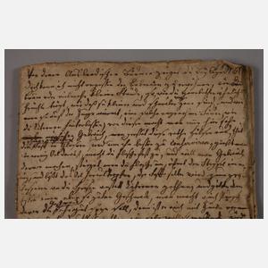 Konvolut historische Schriftstücke