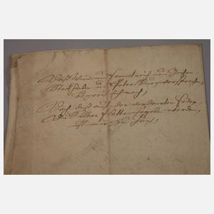 Konvolut historische Schriftstücke