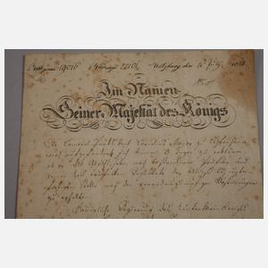 Konvolut historische Urkunden Bayern