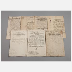 Konvolut historische Urkunden Bayern