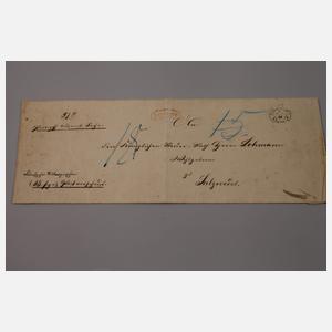 Konvolut Urkunden mit Autograf König Wilhelm I.