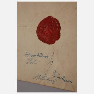 Konvolut Urkunden mit Autograf König Wilhelm I.