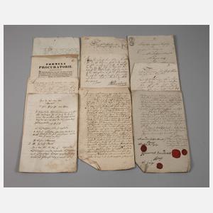 Posten historische Dokumente