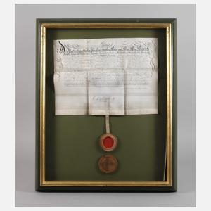 Brief an Friedrich August, König von Sachsen