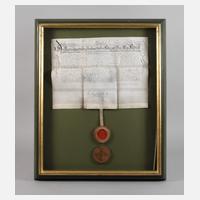 Brief an Friedrich August, König von Sachsen111