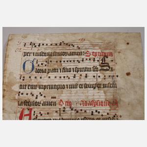 Antiphonarblatt