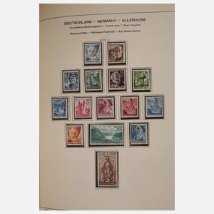Briefmarkensammlung BRD und Besatzungszonen