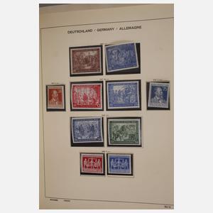 Briefmarkensammlung BRD und Besatzungszonen