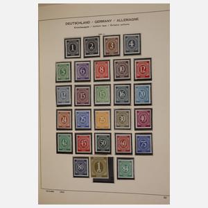 Briefmarkensammlung BRD und Besatzungszonen