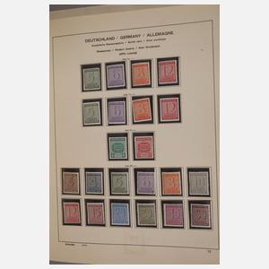 Briefmarkensammlung BRD und Besatzungszonen