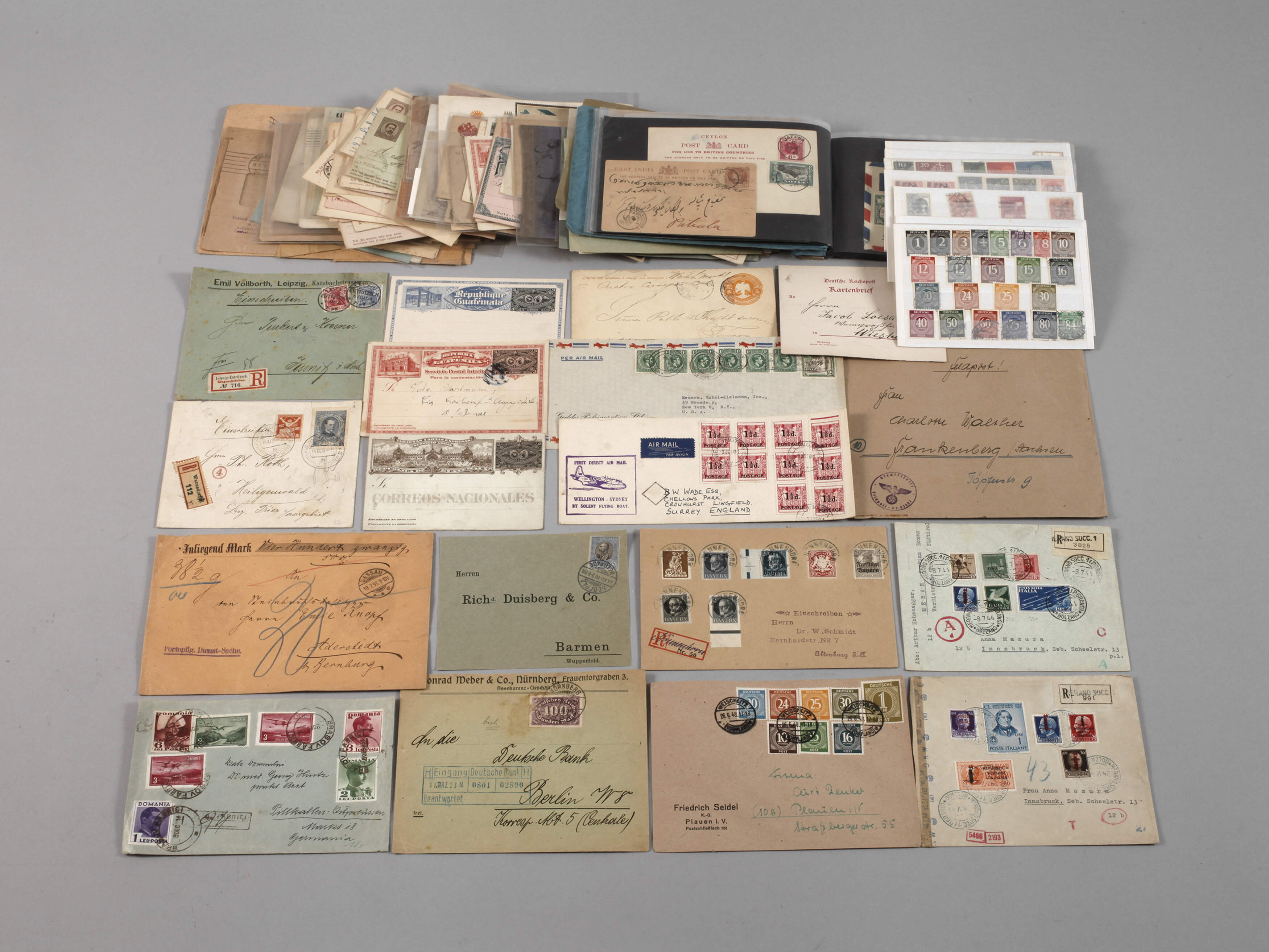 Konvolut alte Belege