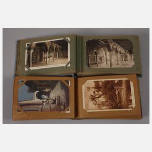 Zwei Ansichtskartenalben Asien und Afrika