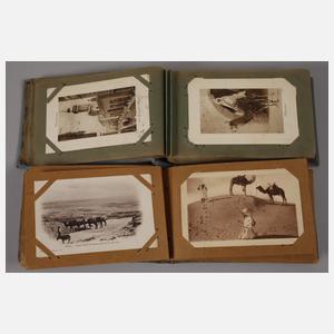 Zwei Ansichtskartenalben Asien und Afrika