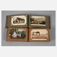 Zwei Ansichtskartenalben Asien und Afrika111