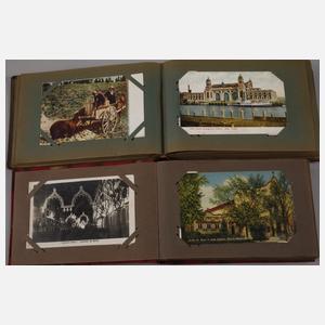 Zwei Ansichtskartenalben Amerika