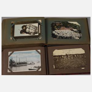 Zwei Ansichtskartenalben Amerika