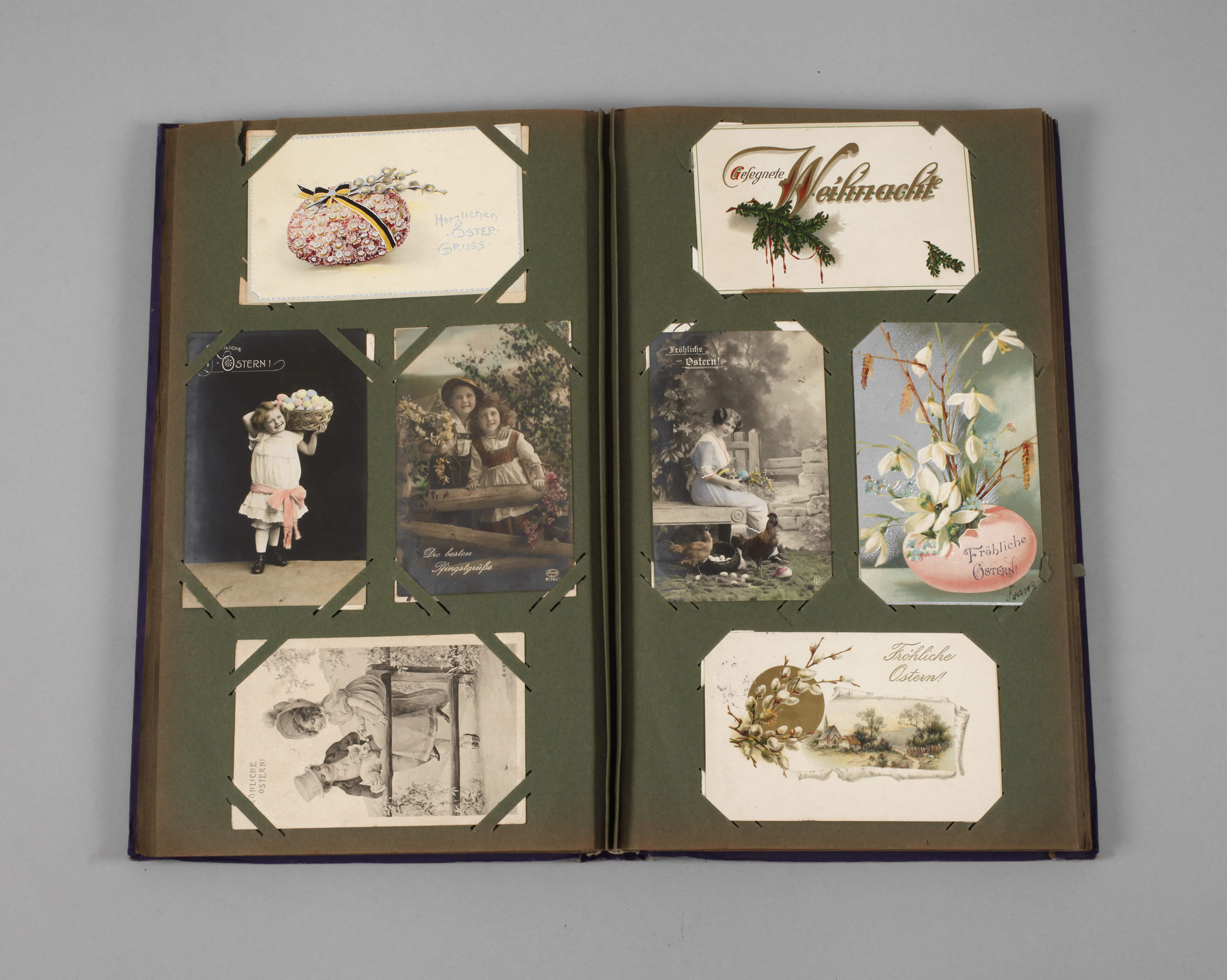 Postkartenalbum Grußkarten