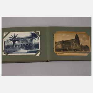 Ansichtskartenalbum Bahnhöfe