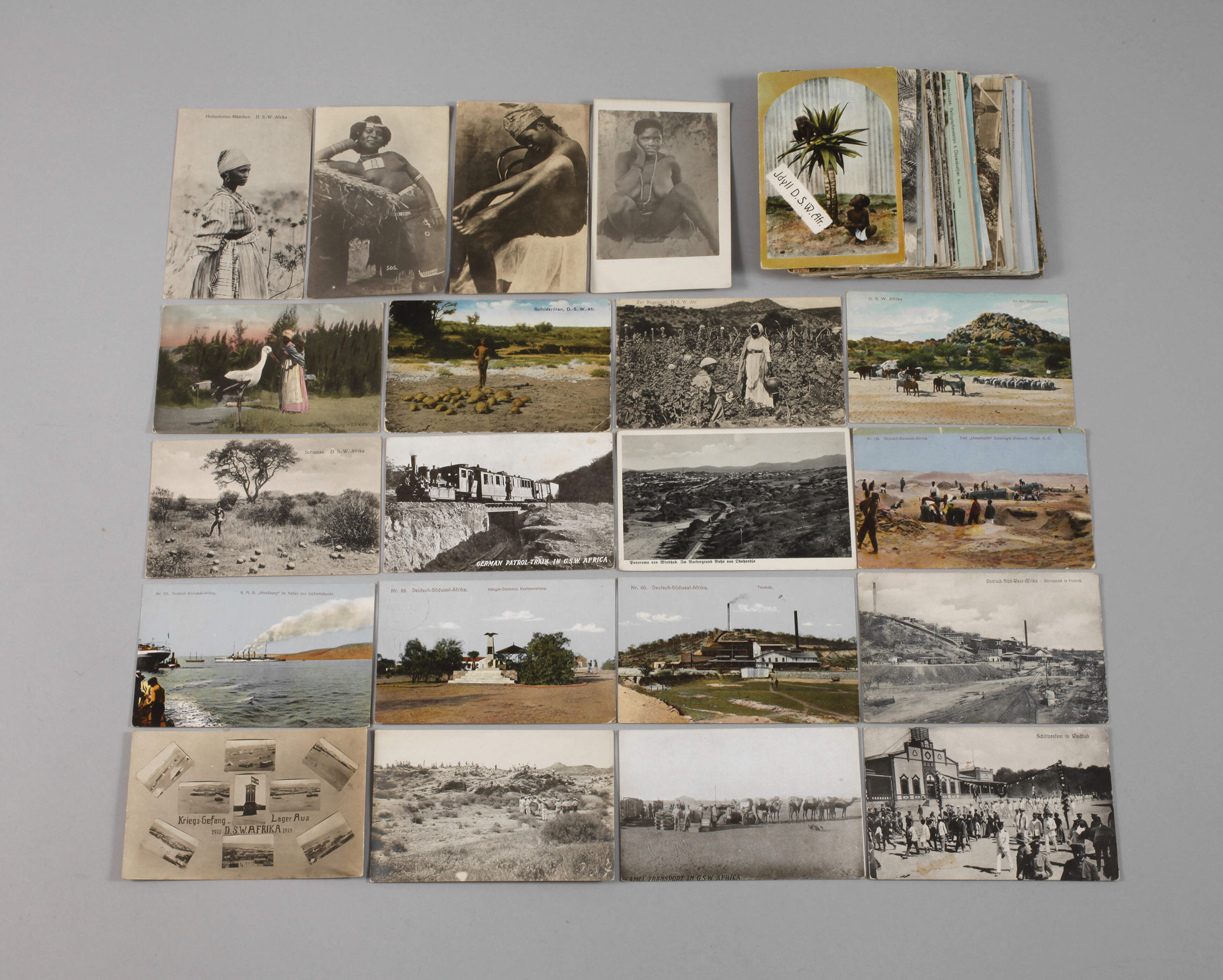 Konvolut Ansichtskarten Deutsch Südwest-Afrika