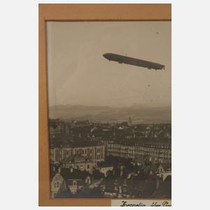 Foto Zeppelin über Plauen