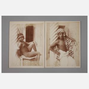 Zwei Fotos Lehnert & Landrock, Tunis