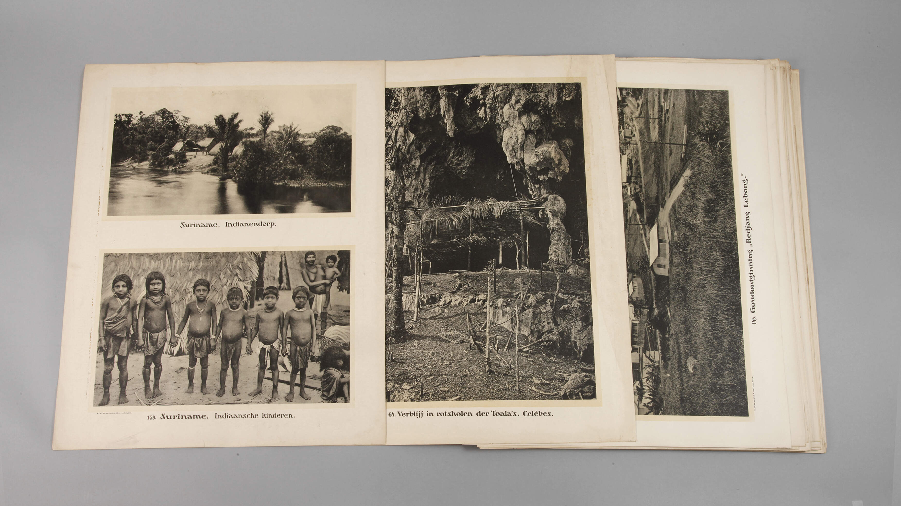 Große Fotomappe holländische Kolonien