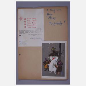 Drei Schreiben von Mary Tucholsky