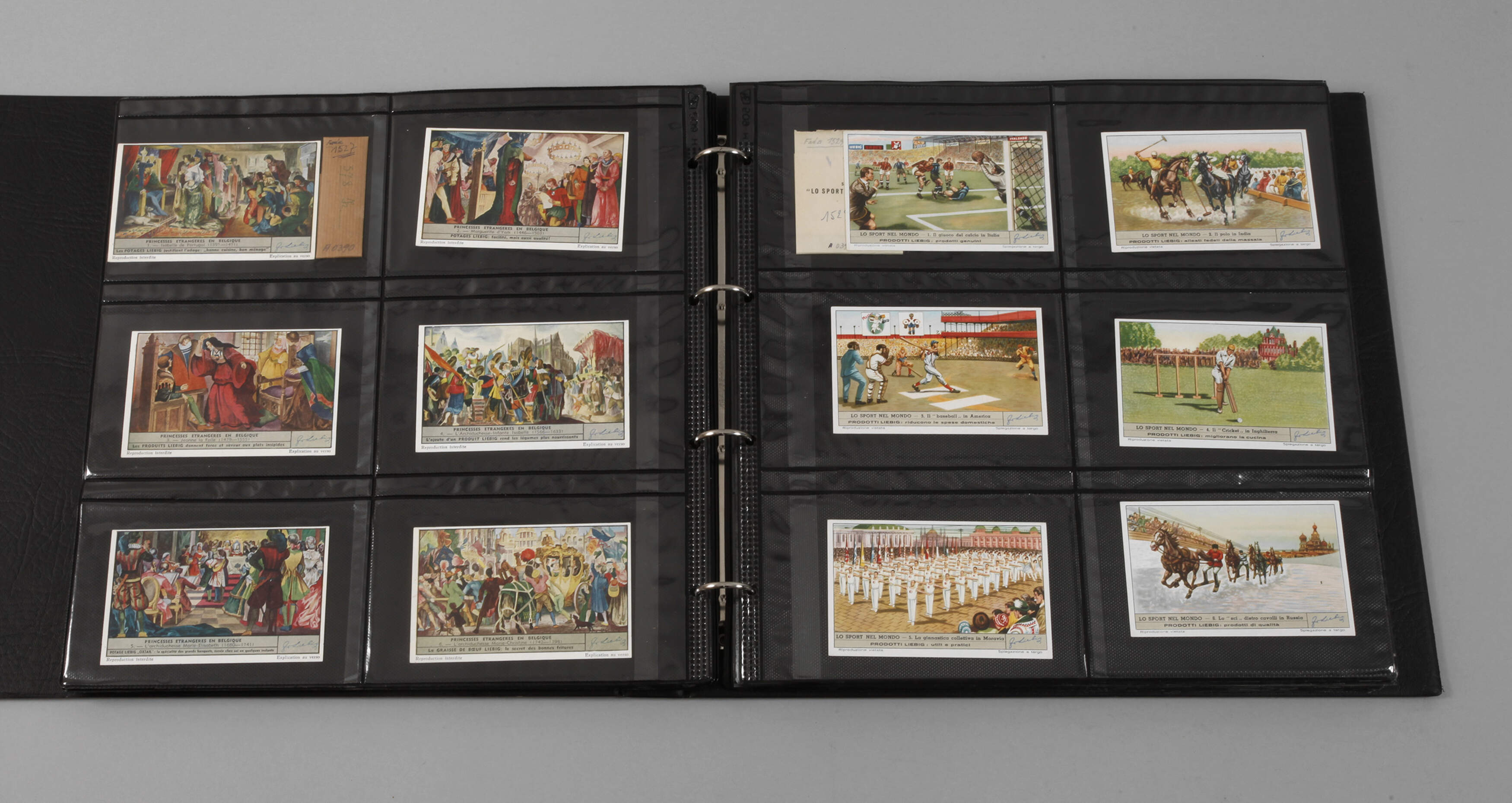 Sammlung ausländischer Liebig Sammelbilder