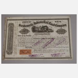 Sammlung Aktien und Geldscheine