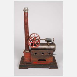 Falk zwei stationäre Lokomobilen