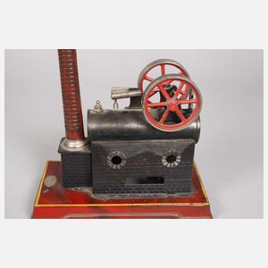 Falk zwei stationäre Lokomobilen